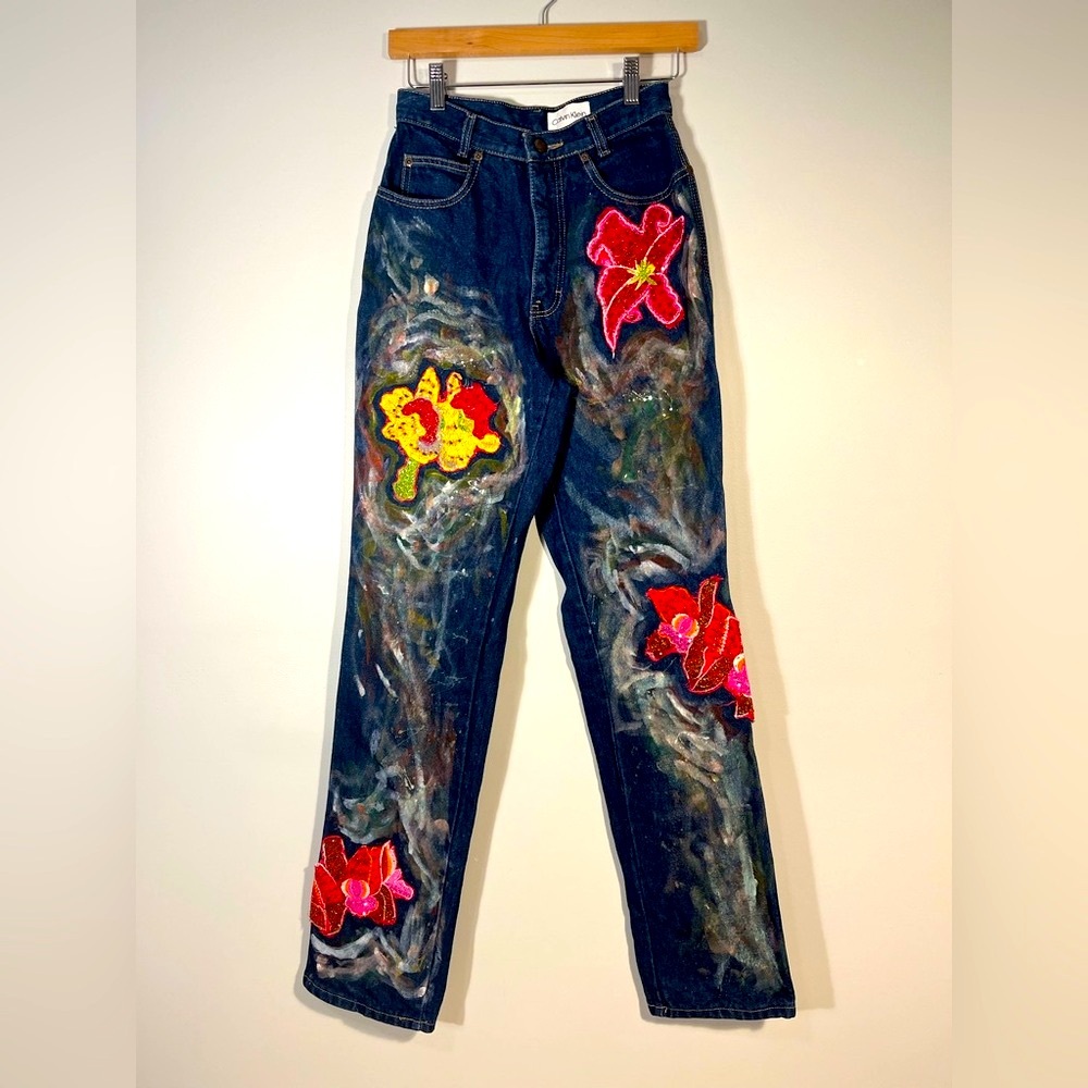 Calvin Klein Reworked Vintage Festival Jeans Size 24